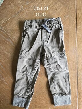 Cat & Jack Toddler Olive Green Jogger Pants